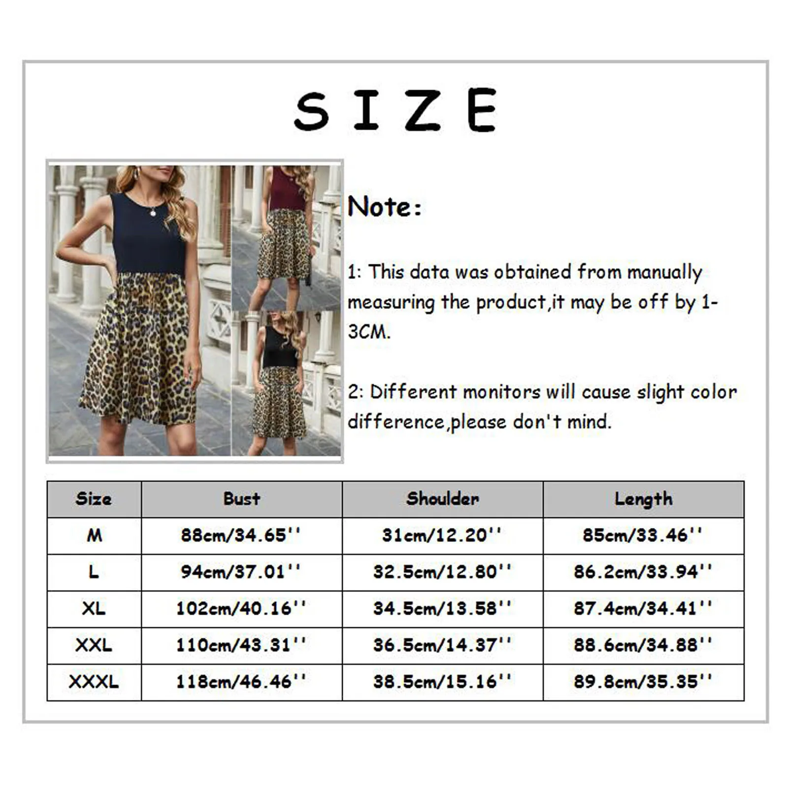 

Casual Leopard Print Dress Women Sleeveless Splicing Dresses Female High Waist Pocket Loose Dress Summer Mini Vestidos #T3G
