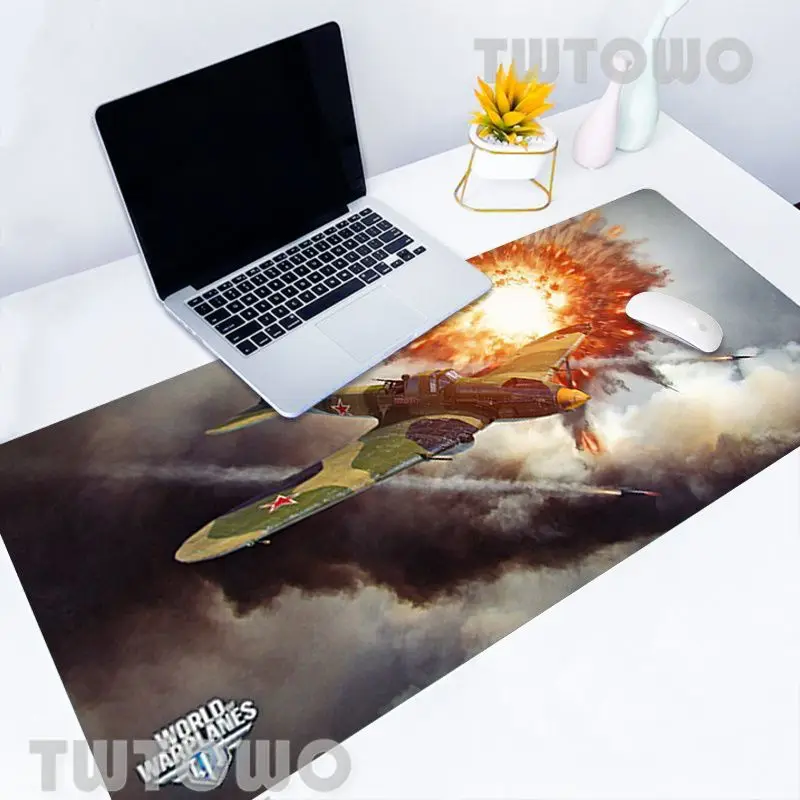 

World Of Warplanes Mouse Mat Keyboard Pad MousePads Desktop Mouse Pad Mouse Mat Non-slip Gamer Hot Sell HD Mice Pad Home