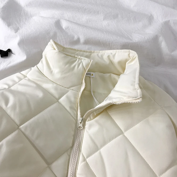 

Winter Thickened Stand Collar Cotton Jacket Jacket Women 2021 Korean Version Loose Student Casual All-match Tooling Fashion
