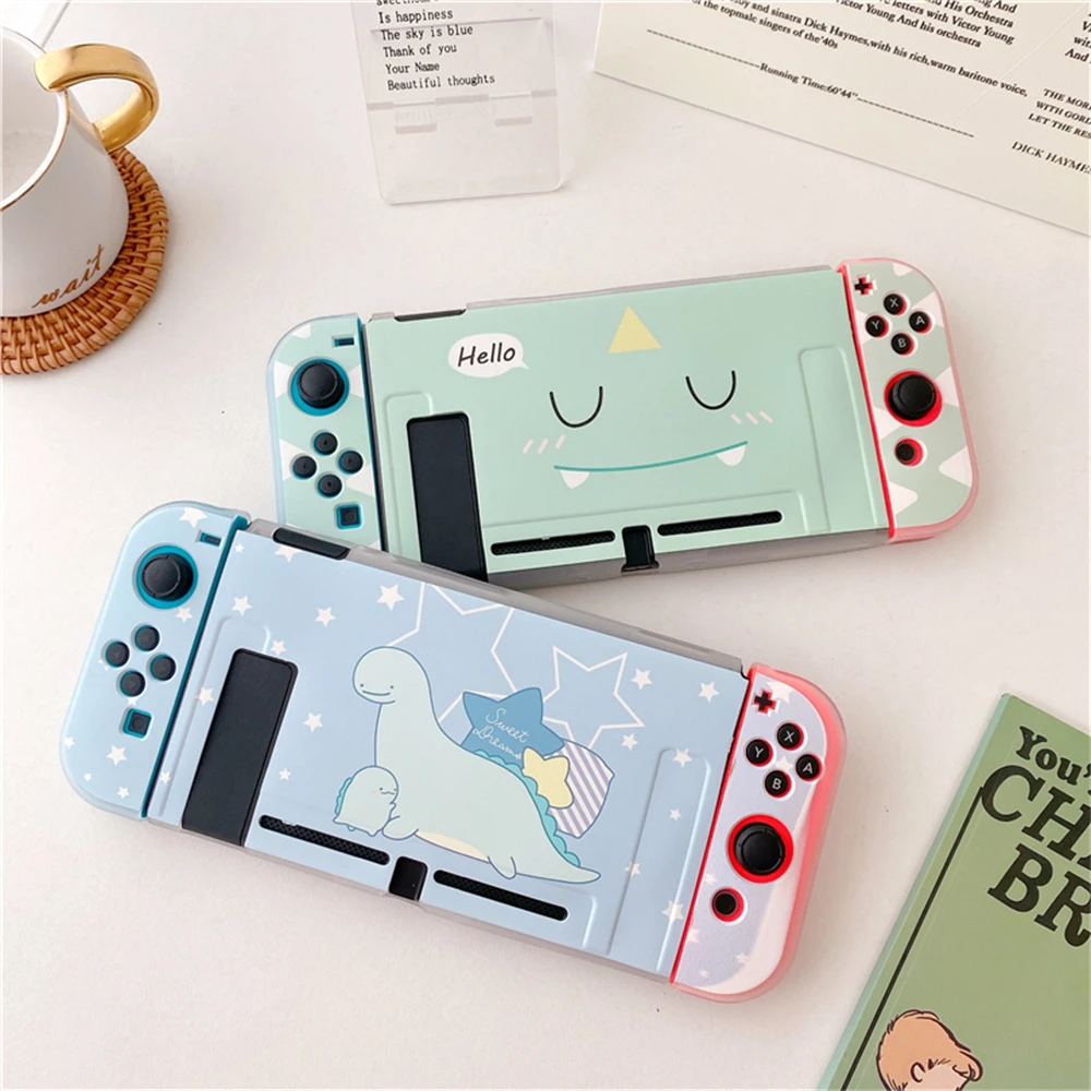 

Creative Cartoon Dinosaur Shell for NINTENDO SWITCH Simple Fashion Cute Protective Shell Waterproof Drop-proof Wear-resistant