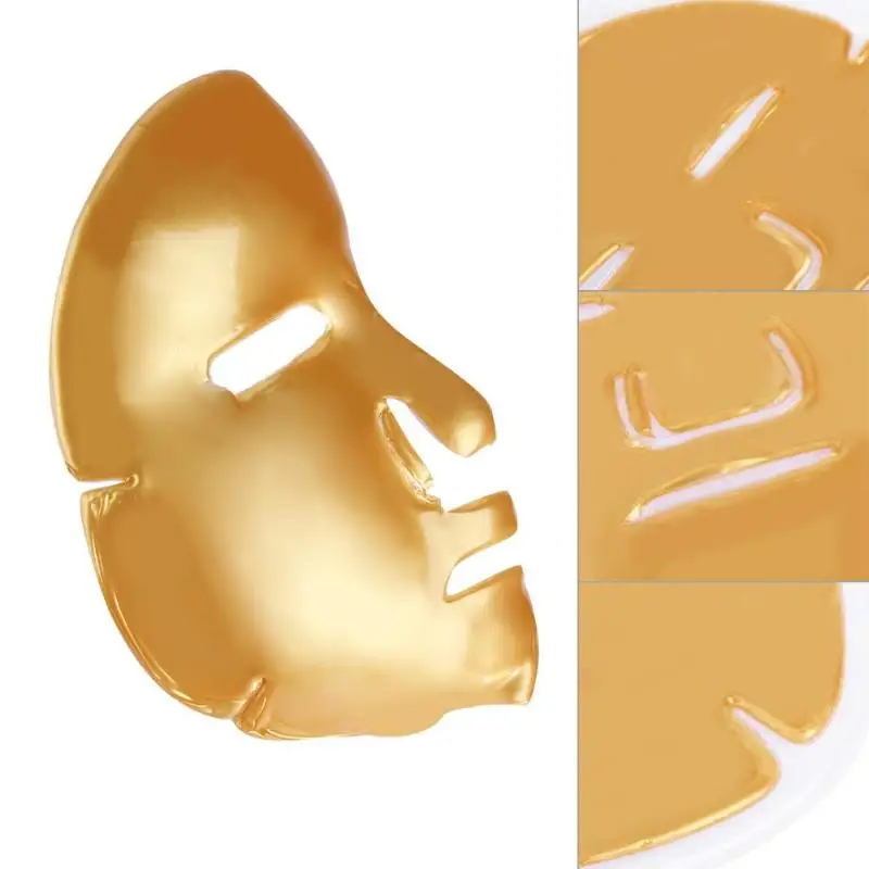 24K Золотая коллагеновая маска для лица кристальная увлажняющая отбеливающая