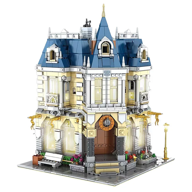 

2805PCS MOULD KING 11005 Streetview The Land Costume Shop With LED Light Set Model MOC Building Blocks Kids Toys Christmas Gift
