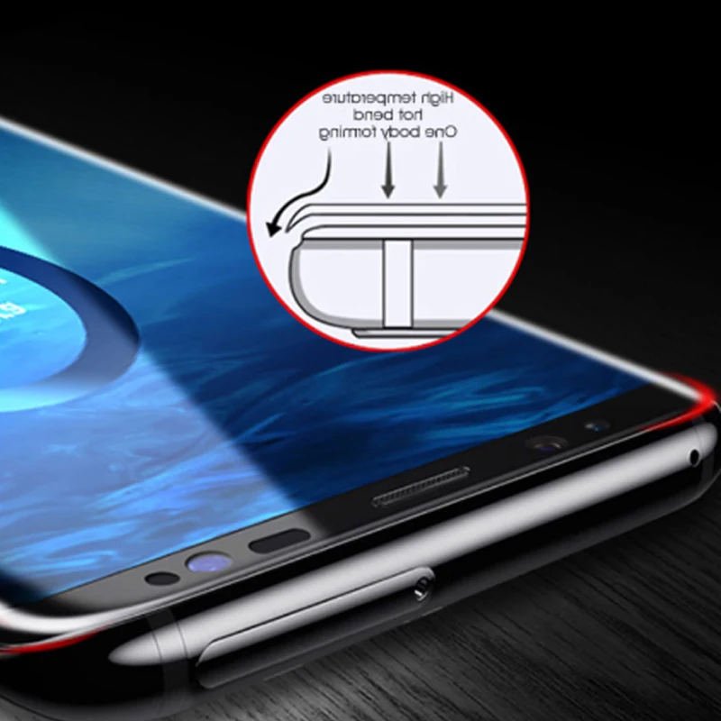 Защитное стекло 2 в 1 для Samsung galaxy s8 s9 plus Защитная пленка экрана с объективом камеры