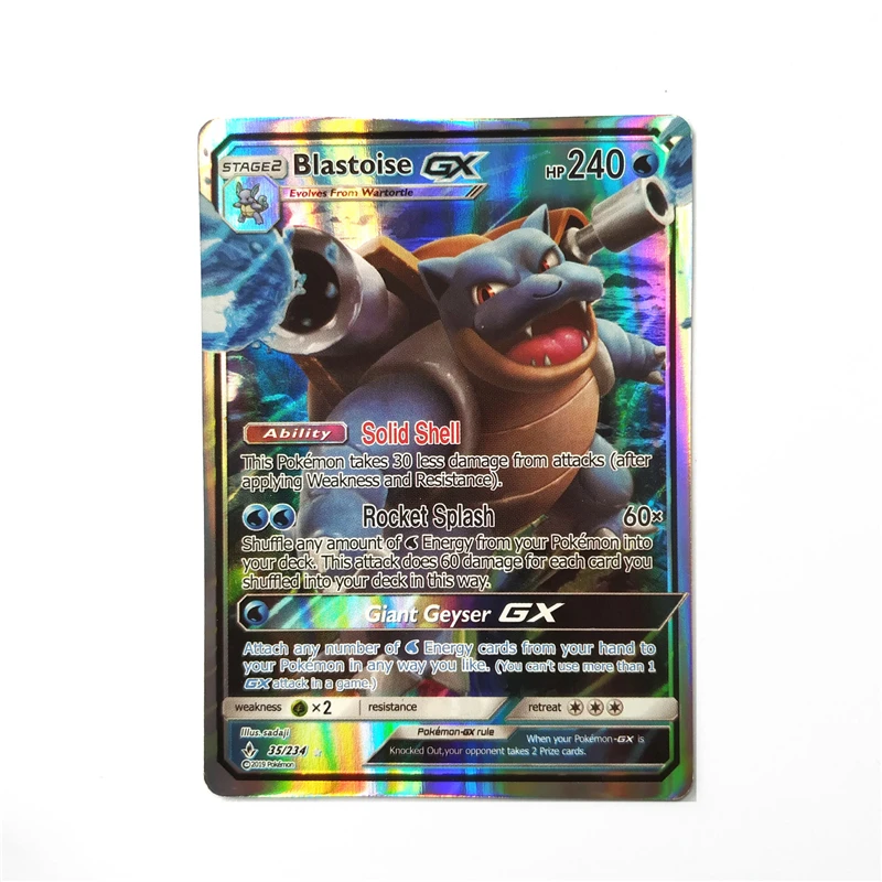 Новейшая английская команда MEGA GX Tag сияющая Покемон EX карточная игра Боевая