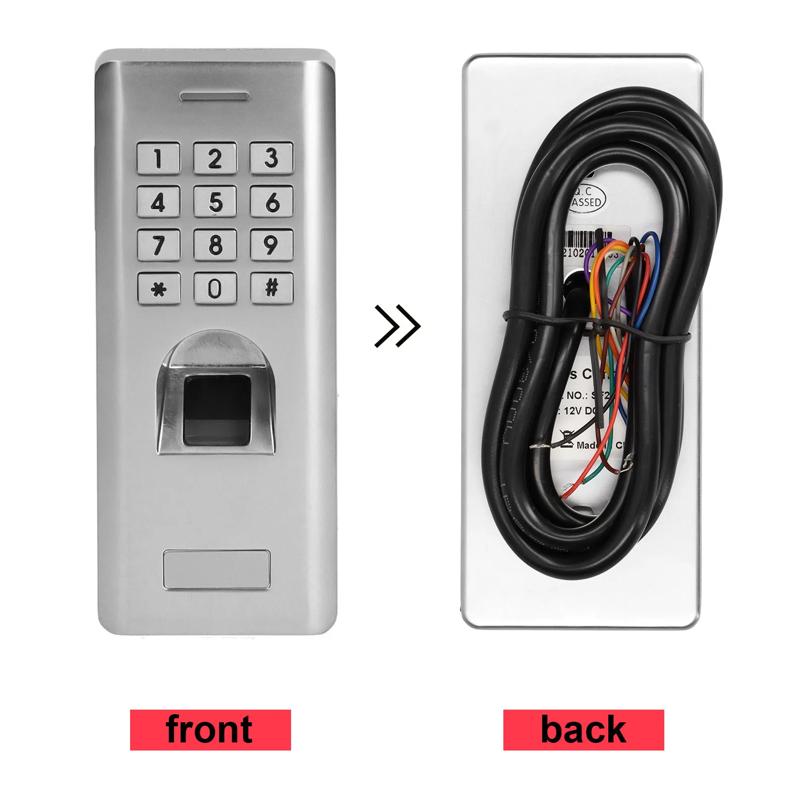 500dpi ip66 waterproof door access control system kit keypad 1000 fingerprint 3000 user cards use of biological fingerprint free global shipping