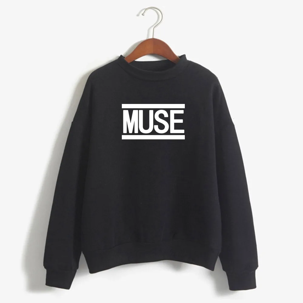 Брендовая толстовка с круглым вырезом женская модная Толстовка MUSE band rock одежда