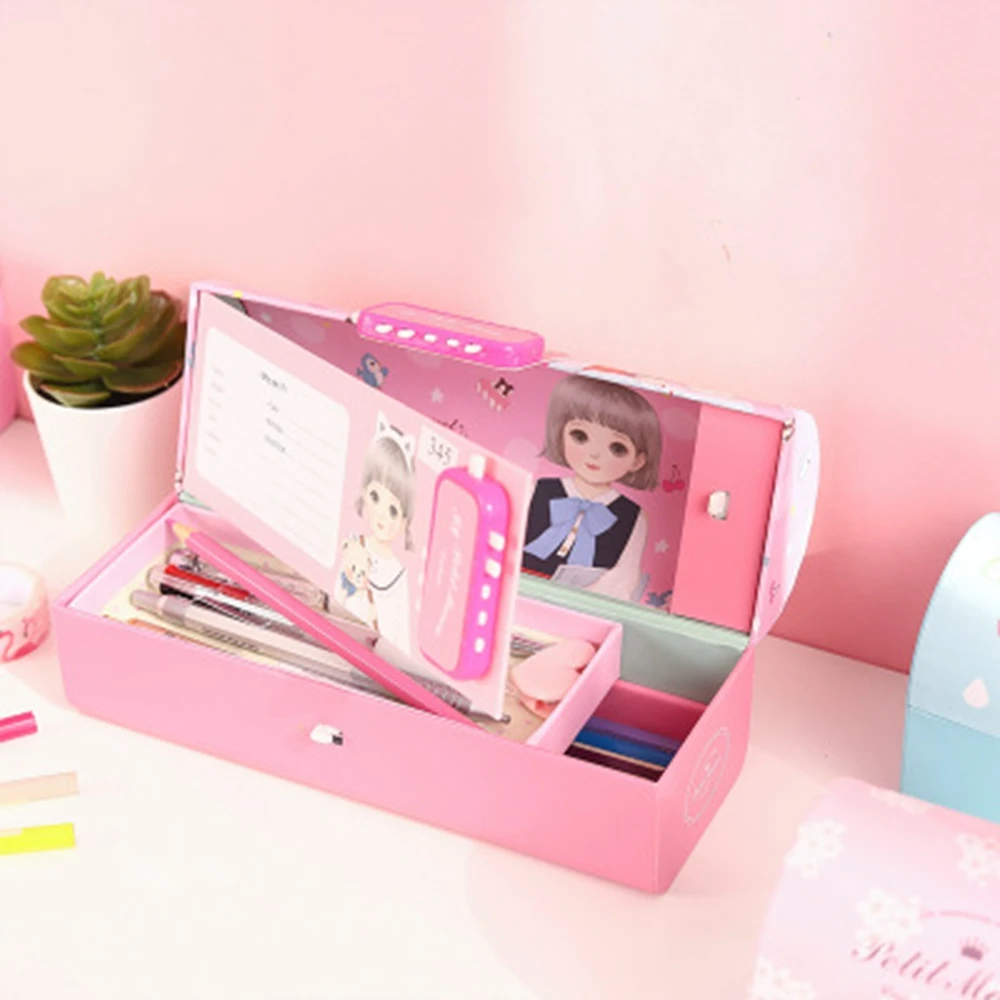 Пенал многофункциональный с кодовым замком чехол на магните двусторонним