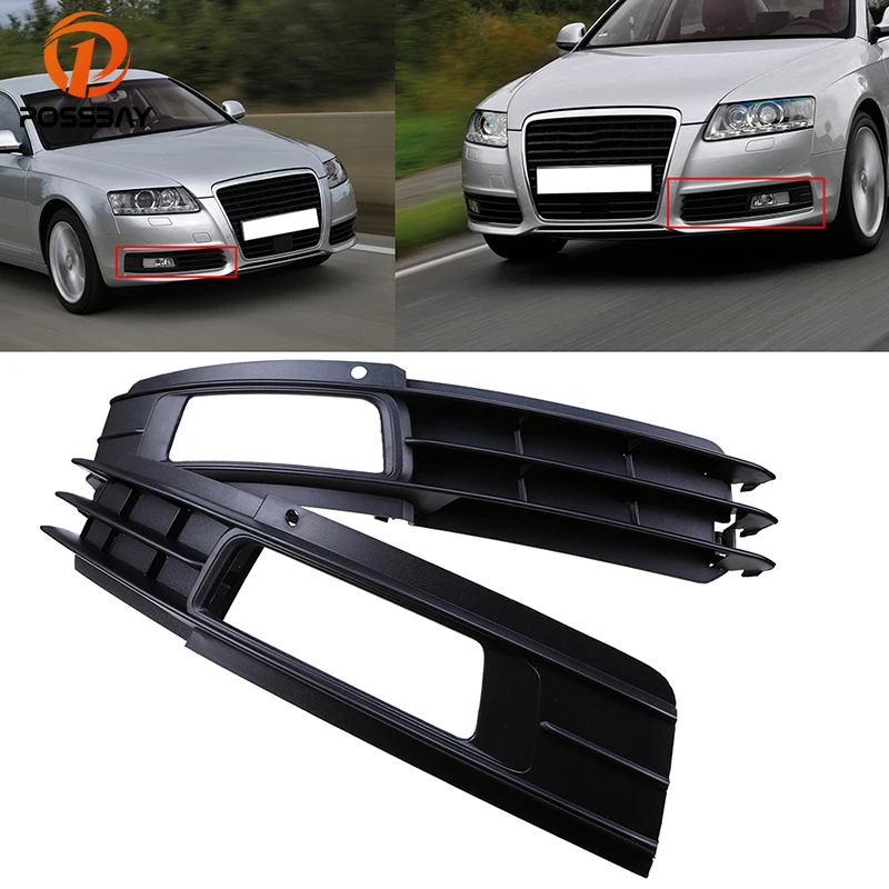 

Пара противотуманных фасветильник POSSBAY, крышка радиатора для Audi A6 Quattro Sedan/Avant 2008-2011, запчасти для автомобиля
