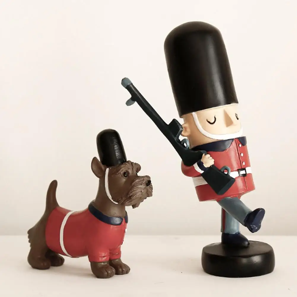 British style Nutcracker Puppet Soldier Decoration Creative Home Living Room TV Cabinet Display Shooting Props | Дом и сад