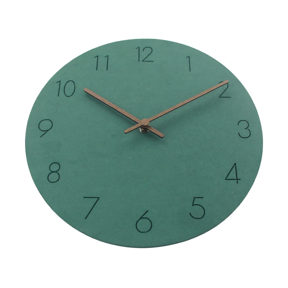 

Wooden Wall Clock Nordic Minimalist Wall Watch Modern Design Clock Quiet Art Watch Clock In Wall Home Decor Relogio De Parede
