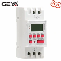 geya thc 30 electric digital timer switch programmable din rail 30a ac dc 12v 24v 110v 220v 240v