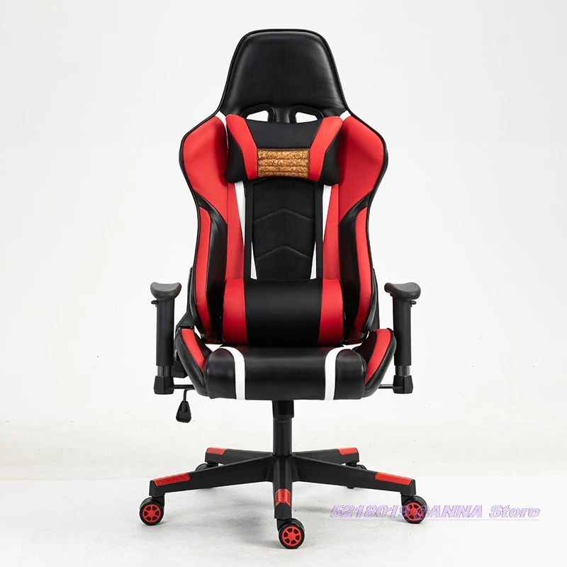 

Quality Black Red Liftable Gaming Chair Home Supplies 2020 Arched Swivel Player Business Staff Office Stereotyped Pillow Cushion
