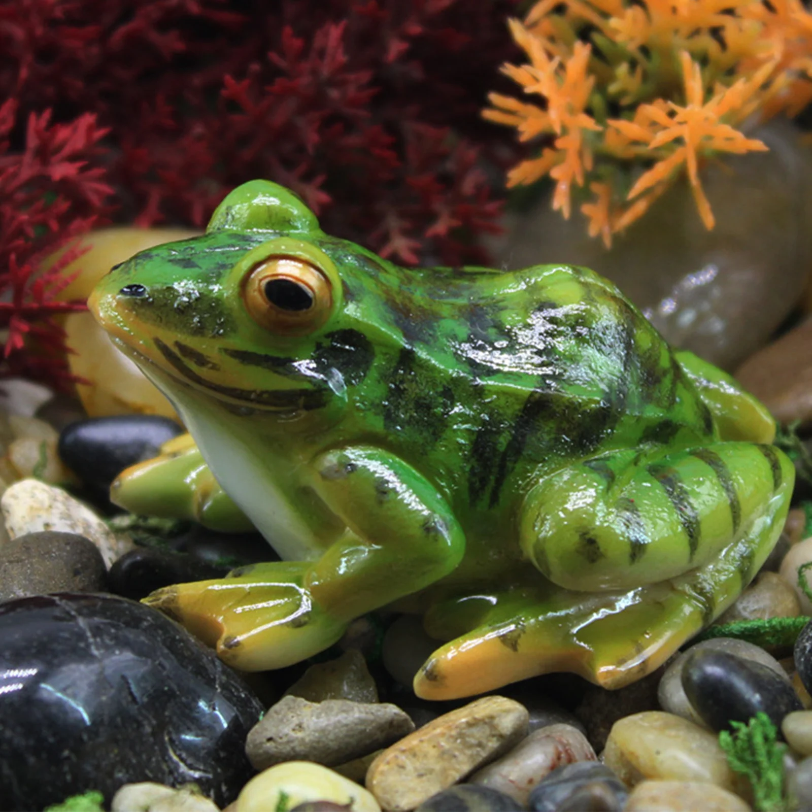 

Fake Cat Turtle Frog Resin Craft Ornaments Micro Landscape Bonsai Succulent Decoration Simulation Decorative Garden Decoration