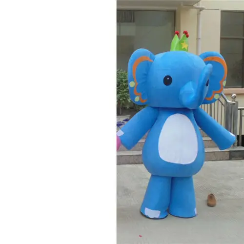 

Elephant Mascot Costume Rabbit Cosplay Party Fancy Dress-up Outfits Adults Size Wear for Halloween and Xmas Stage Performance