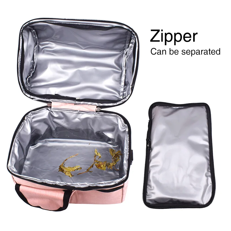 Изолированная Термосумка для ланча Двухуровневая взрослых женщин подростков