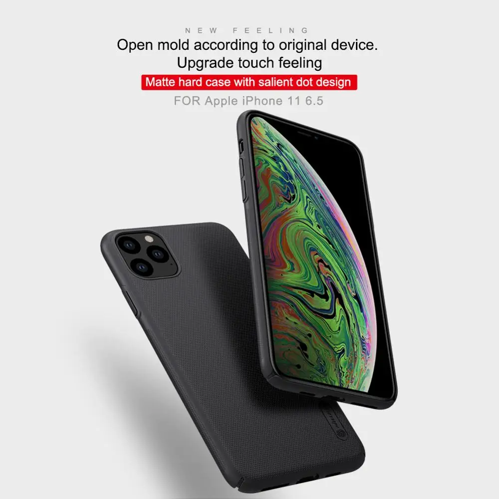 Чехол Nillkin для iPhone 11 Pro Max матовый защитный чехол телефона Жесткий из