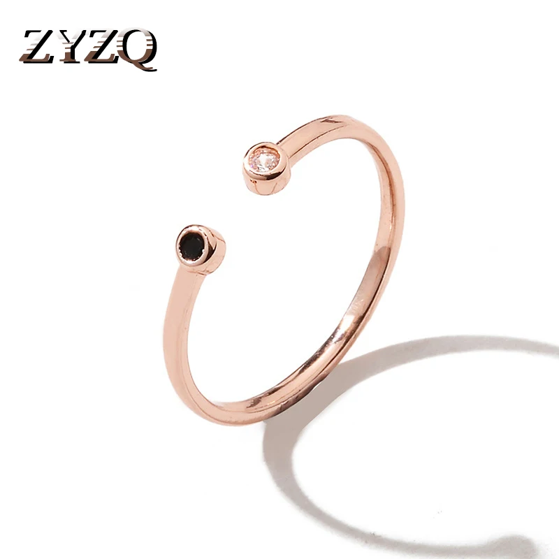 Простые элегантные евро-стильные Открытые Кольца ZYZQ аксессуары для повседневной