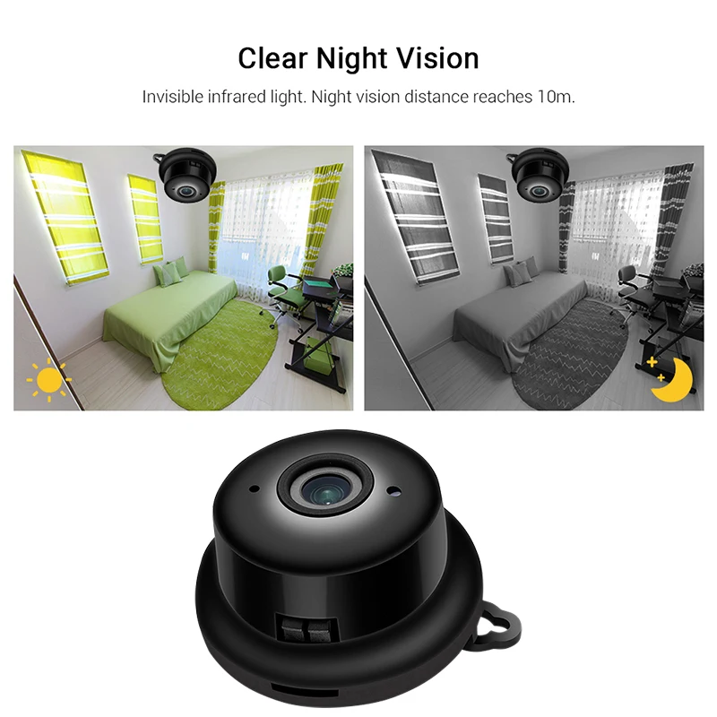 Мини ip камера V380 для детской комнаты монитор Snti theft Plug in Home портативная 1080P