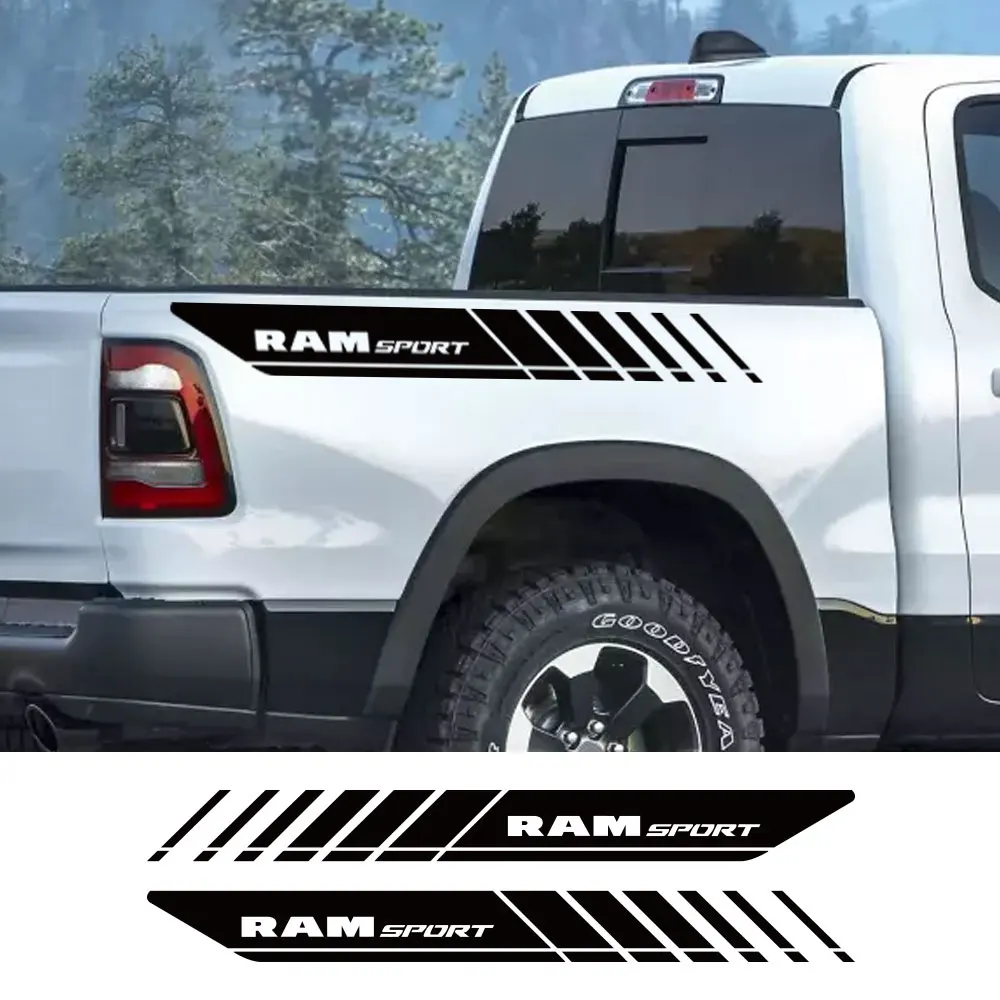 Автомобильные наклейки для Dodge RAM Sport пикапа заднего багажника боковые