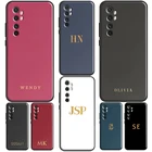 Чехол с золотыми инициалами монограммы для POCO F3 F1 F2 M3 M4 X3 GT X4 X3 Pro, чехол для Xiaomi Mi 11 Lite Ultra 12 11T Pro