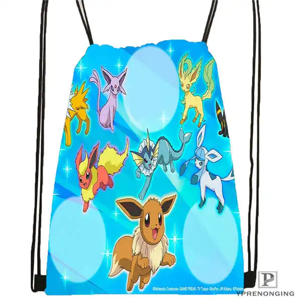 Пользовательские мультфильм-Покемон-милый @ 02-походная сумка на шнурке милый