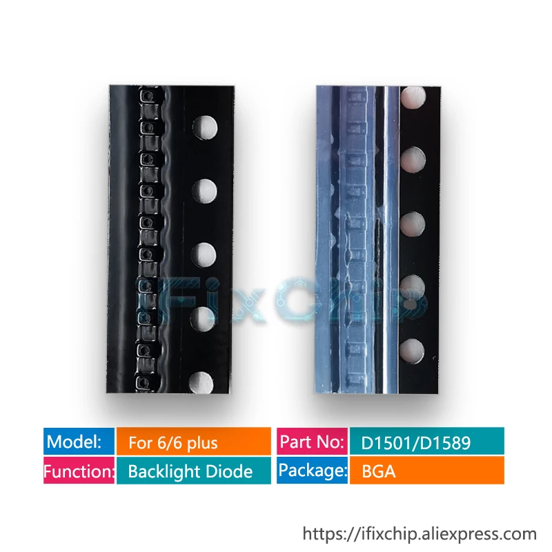 Оригинальный Диод подсветки для iPhone 6/6 Plus D1589 IC чип 20 шт./лот|lot lot|lot iphoneiphone plus |