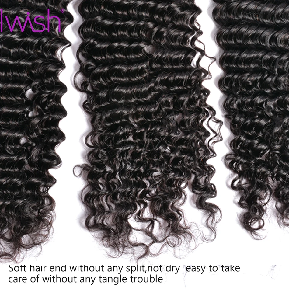 Перуанские пряди волос с фронтальной 3 кудрявые человеческие волосы 13x4