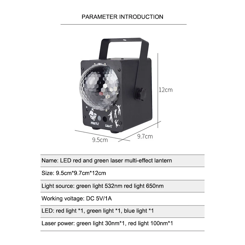 Диско лазерный светильник RGB проектор s DJ световой эффект для продажи