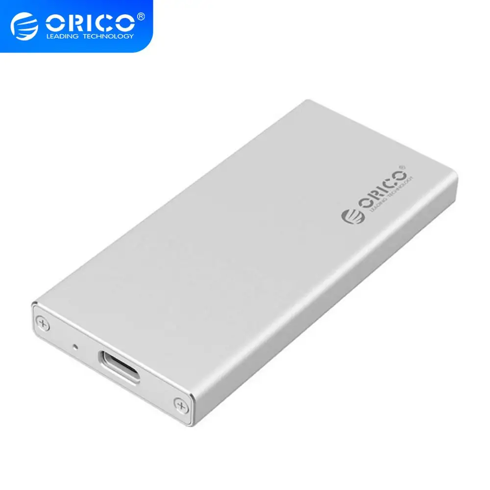 ORICO Алюминиевый USB C к mSATA SSD чехол USB3.1 жесткий диск Корпус SuperSpeed для Windows/Linux/Mac|hdd