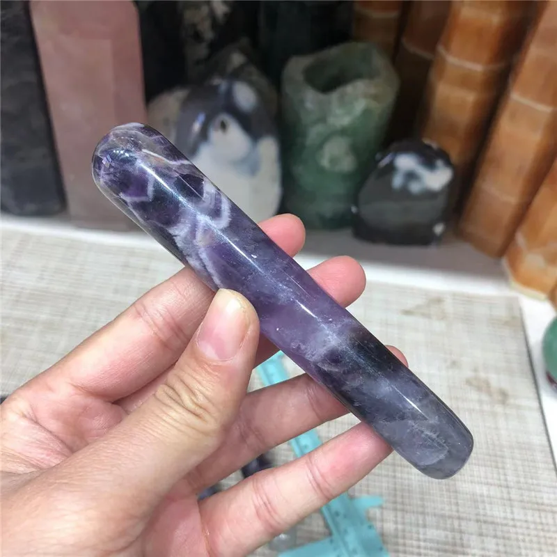 

Natural Dream Amethyst Massage Wand Crystals Healing Products For Sale