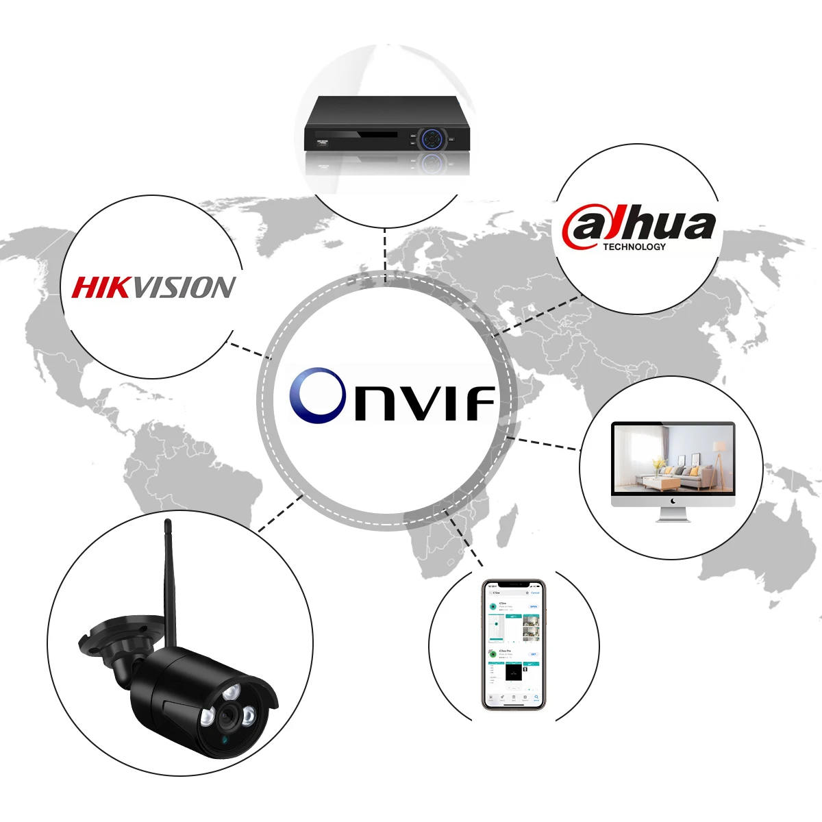 BESDER 2MP Беспроводная ip-камера 1080P HD ночного видения wi-fi-камера для использования на улице IP Onvif TF карта хранения водонепроницаемый видеонаблюдения