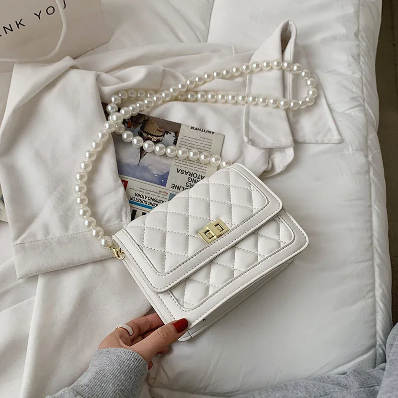 

Womens Handbags Red 2021 New Fashion Women's Chain Messenger Bag Purses