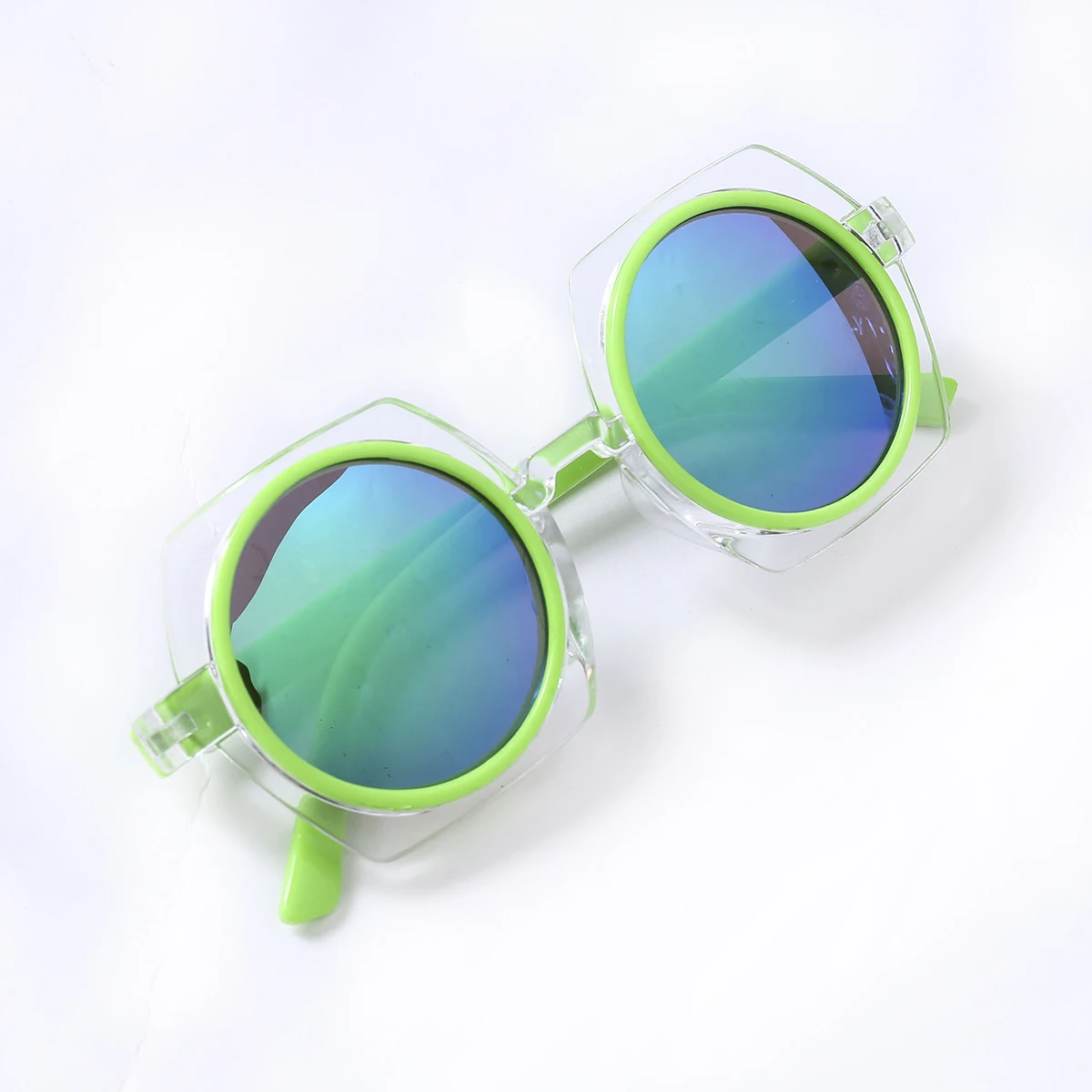 Детские солнцезащитные очки для девочек и мальчиков нестандартные с защитой от