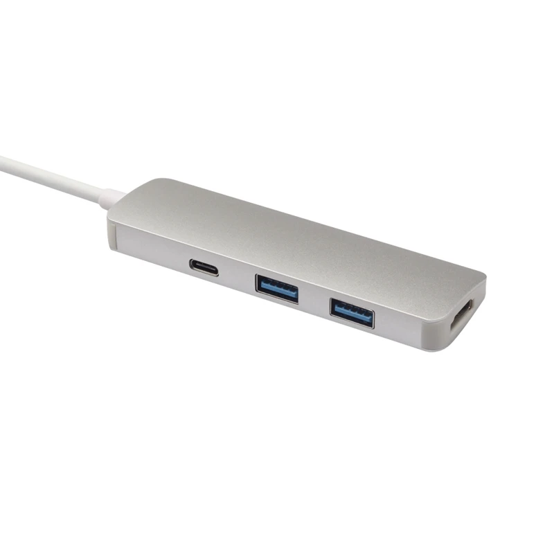 C Тип к HDMI 2 Быстрый USB 3 0 передачи данных Док-концентратор 4 в 1 USBC адаптер видео