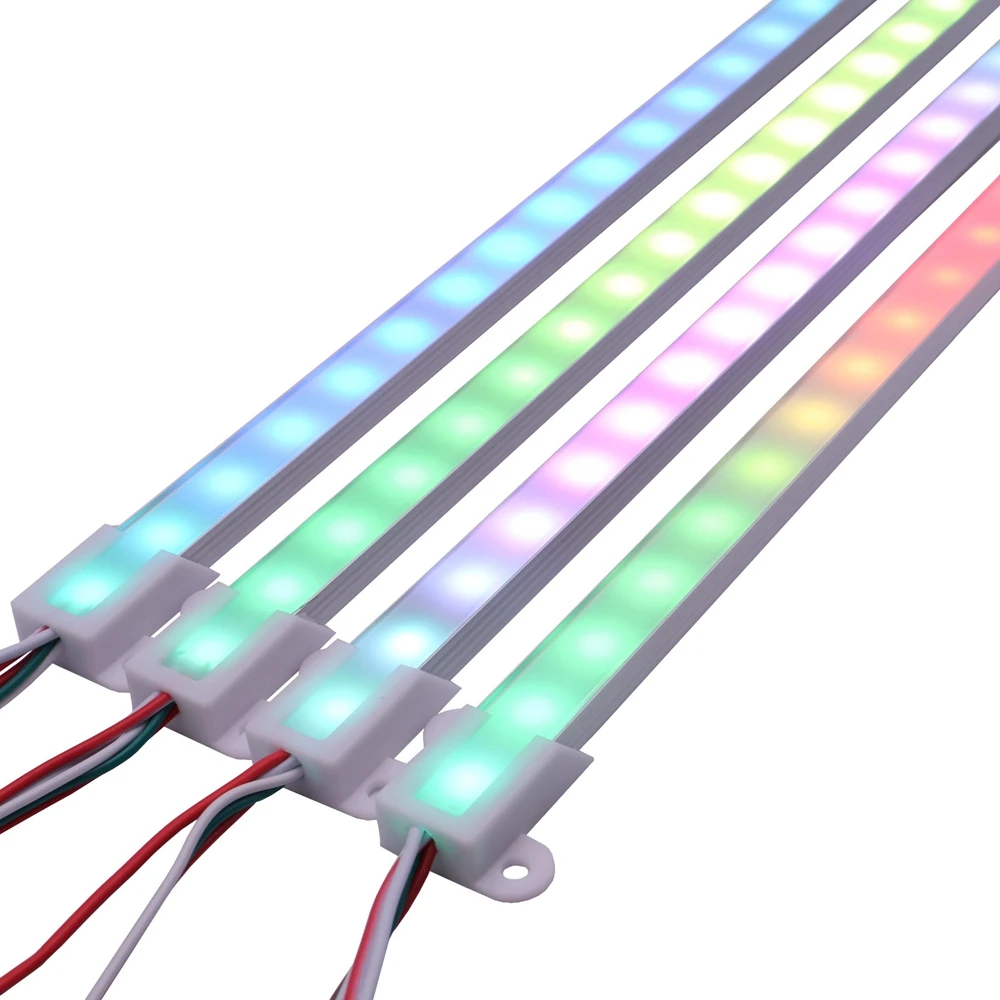 WS2811 WS2812B цветная Жесткая светодиодная RGB-лента индивидуально Адресуемая IC-панель