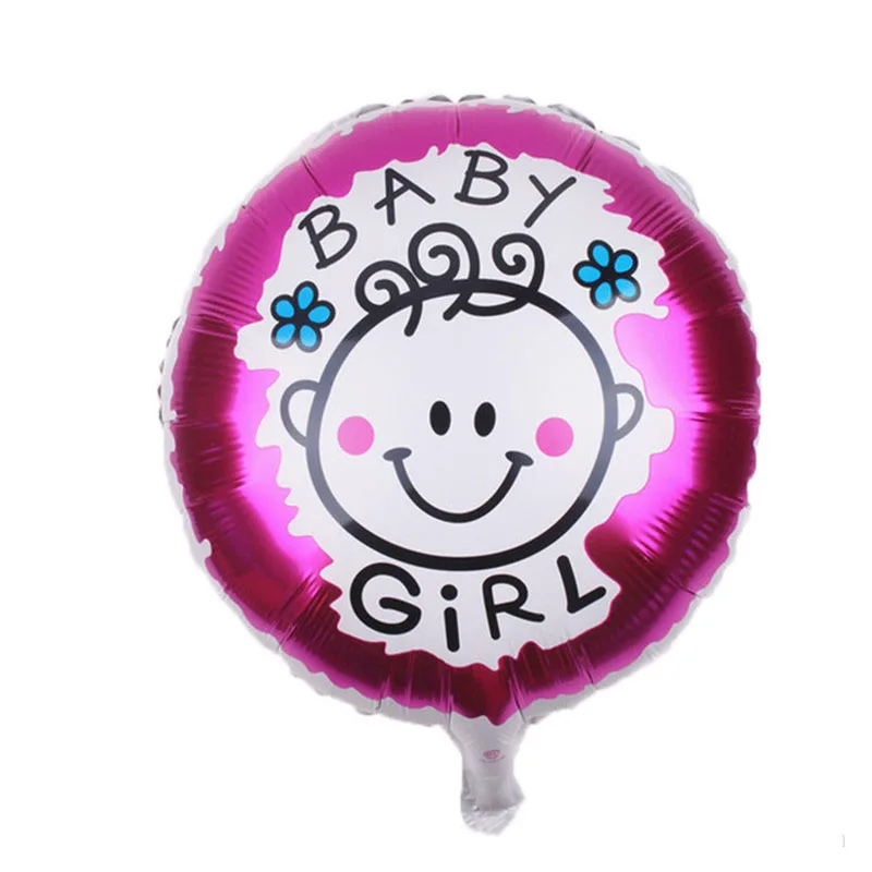 G04 18-дюймовый Baby Shower Пол раскрыть Фольга воздушный шар Дети 1st День рождения Фольга воздушные шары для мальчиков и девочек, в первую очередь предметы для украшения дня рождения - Цвет: G04
