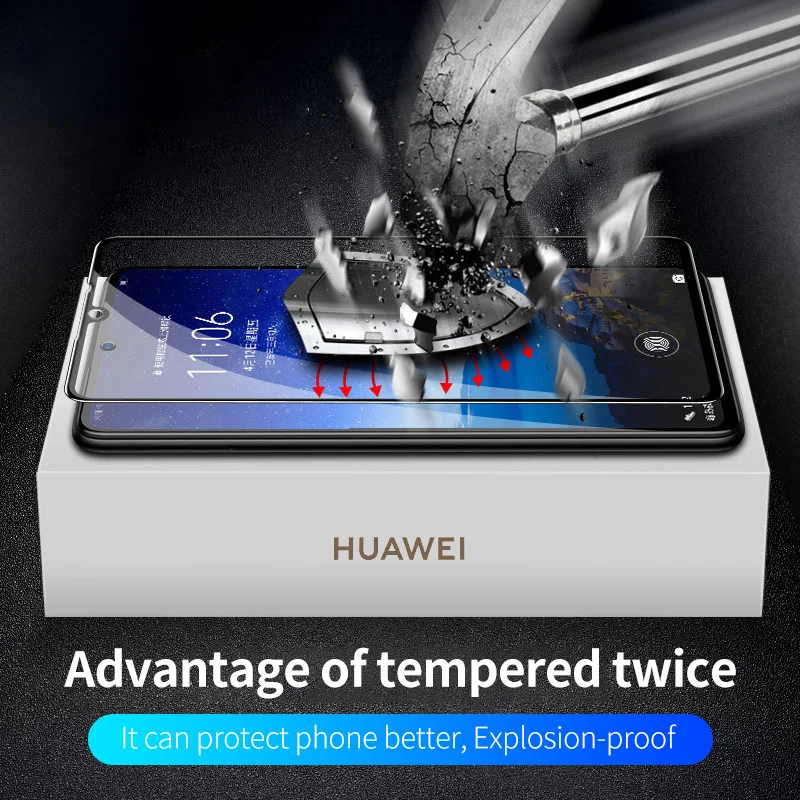 YBD закаленное стекло для huawei p20 p30 mate 20 30 10 lite y9 Защитное стекло для honor 10 lite Защитная стеклянная пленка