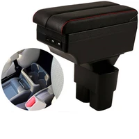for nissan nv200 armrest box central content box interior nv200 armrests storage car styling accessories part with usb