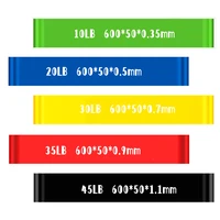 difu rubber elastic resistance bands 0 3 1 1mm training tpe fitness pull ring gym pilates yoga sport equipment workout at home