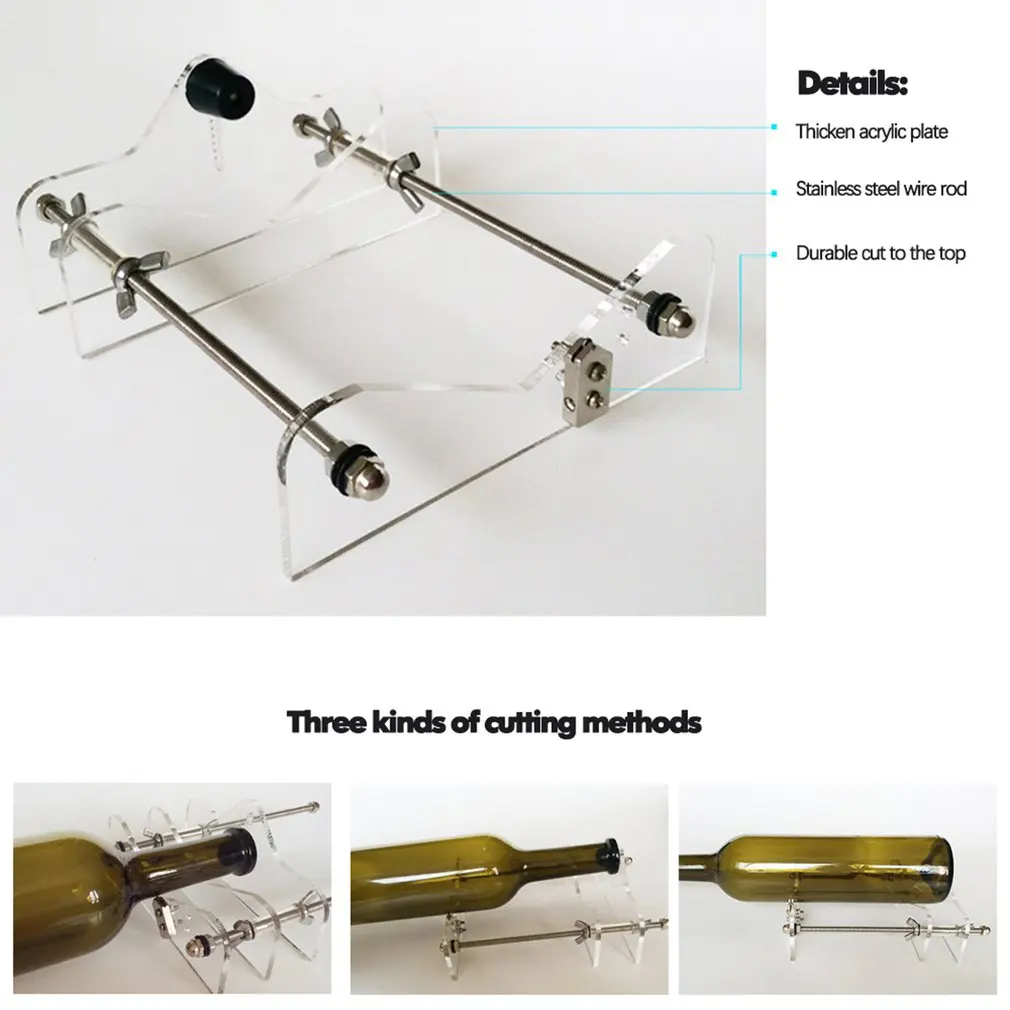 Машина для резки стеклянных бутылок инструмент акриловых винный пивной резак