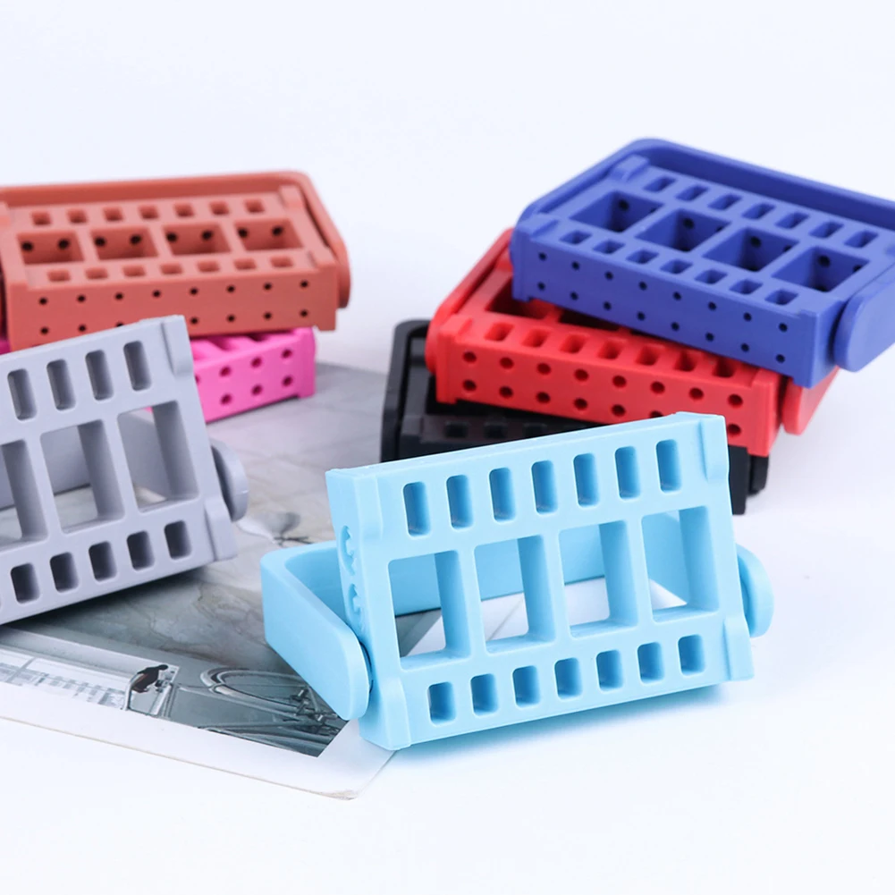 1 шт 16 отверстий фрез для маникюра/педикюра полка витрины акриловый Регулируемый