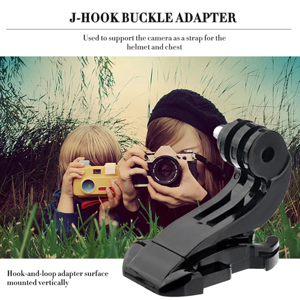 

1PCS J-Hook Buckle Surface Mount For Yi SJCAM SJ4000 SJ5000 SJ7000 for Gopro 7 6 5 4 3 Action Camera