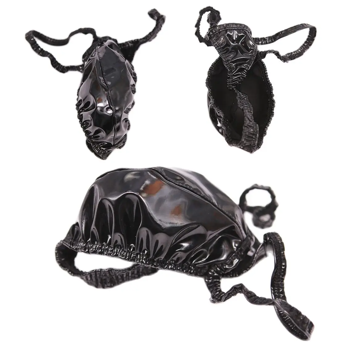 Бикини из ПВХ с имитацией латекса трусы брифы мужское нижнее белье U образным