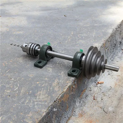 Скамья дрель модификация приводная система шпиндель стол сверлильный вал сплайн