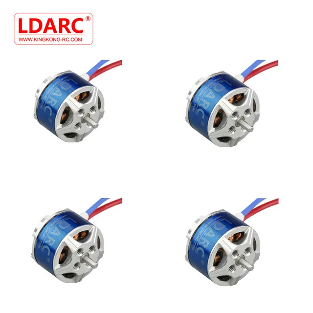 4PCS 1/2/4 шт. LDARC XT1105 1105 5000KV 3S бесщеточный двигатель 1,5 мм вал для дрона с дистанционным управлением с видом от первого лица Квадрокоптер вертолет с несколькими несущими винтами, Мультикоптер - Цвет: 4PCS