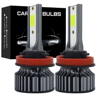 2pcs mini p1 h1 h3 led headlight bulbs h7 led car lights h4 880 h11 hb3 9005 hb4 9006 h13 6000k 30w 12v 9000lm auto headlamps