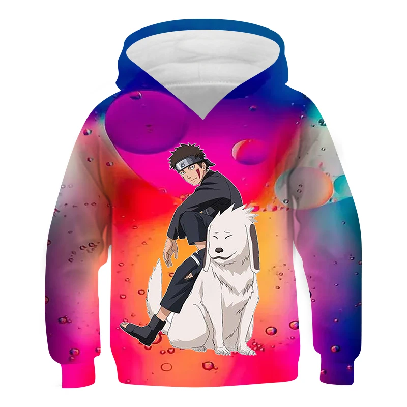 

Japanese Anime Harajuku Fun Boy Hoodie Cartoon Casual Girl Sweatshirt Large Size Children's Sweatshirt Family Loose Sportswear