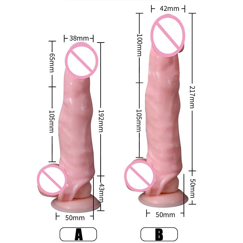 Супер размер Высокоэластичный силиконовый удлинитель для пениса многоразовые