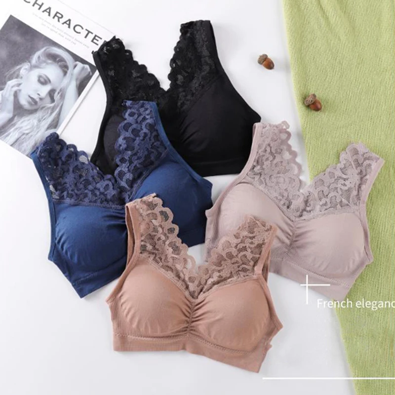 Женские бюстгальтеры без оправы нижнее белье бесшовный бюстгальтер косточек с