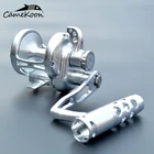 Рыболовная катушка для соленой воды CAMEKOON, максимальное усилие фрикциона 35 кг, 9 + 2 ШАРИКОПОДШИПНИКА, полностью Металлическая катушка для ловли рыбы